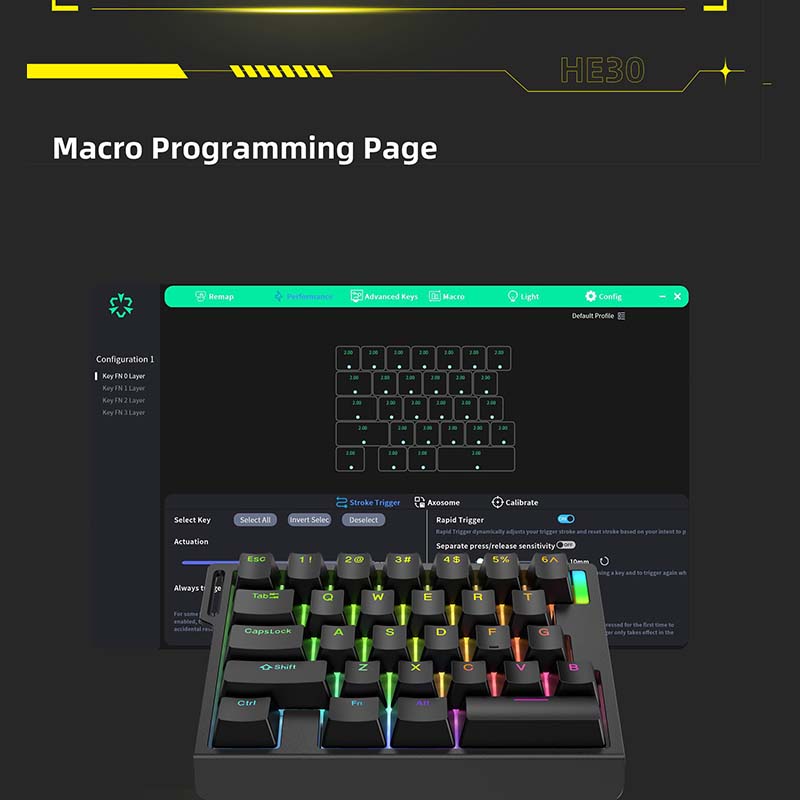 HE30 Mechanical Gaming Keyboar - Gaming Esports Esports review and price