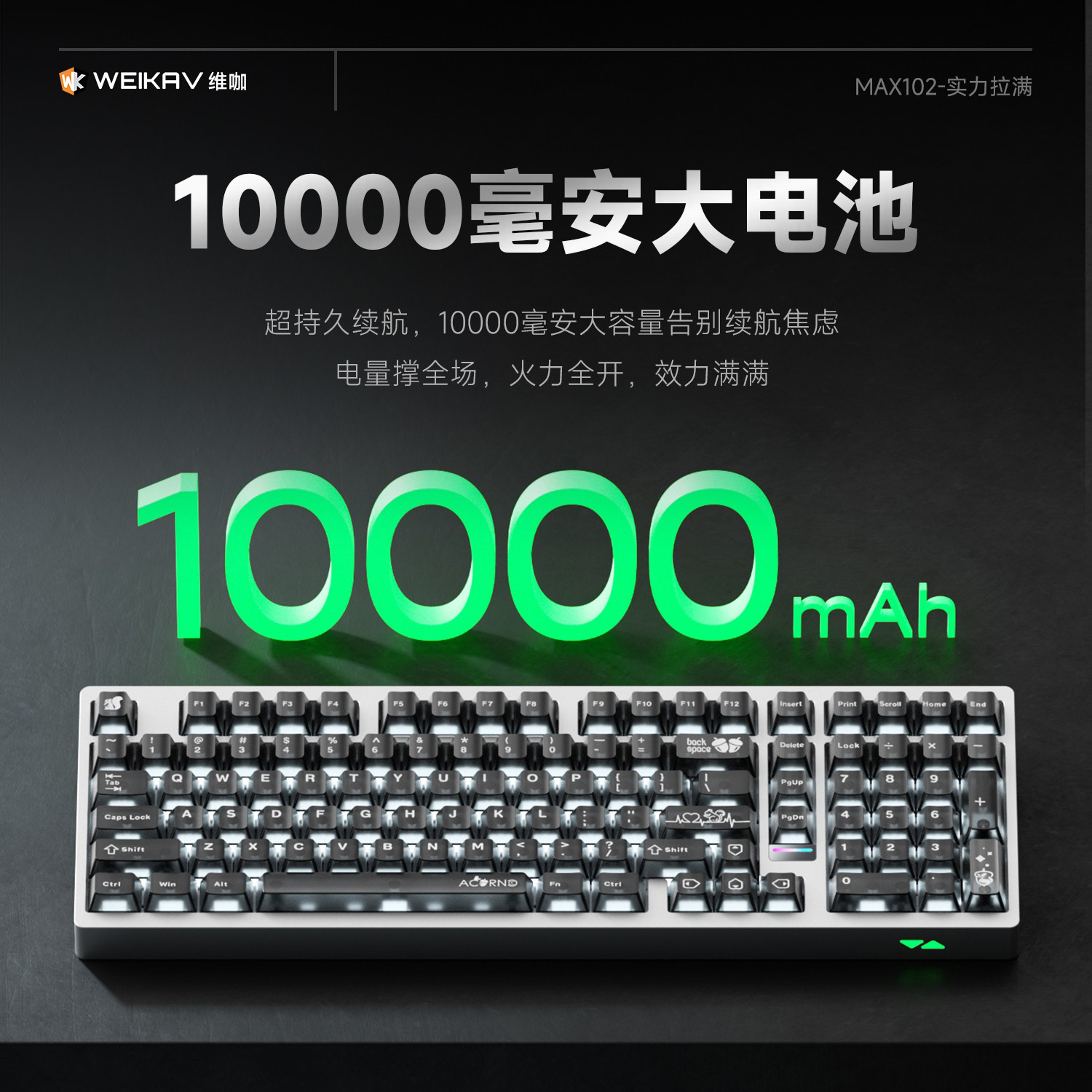 Weika Max102 Aluminum Case Wir - Gaming Esports Esports review and price