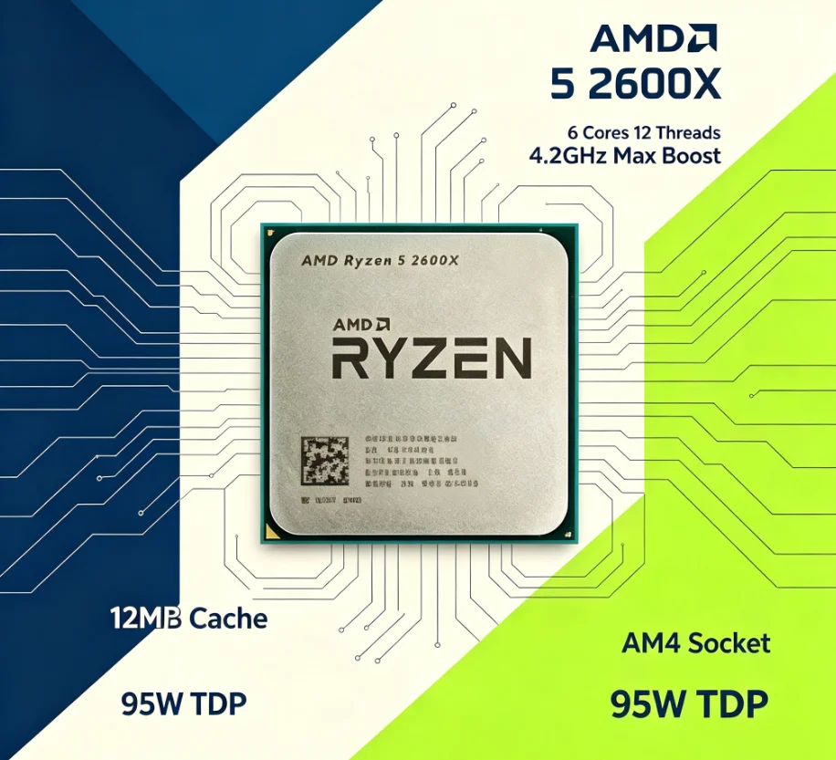 AMD R5 2600X 12nm AM4 Desktop  - Gaming Esports Esports review and price