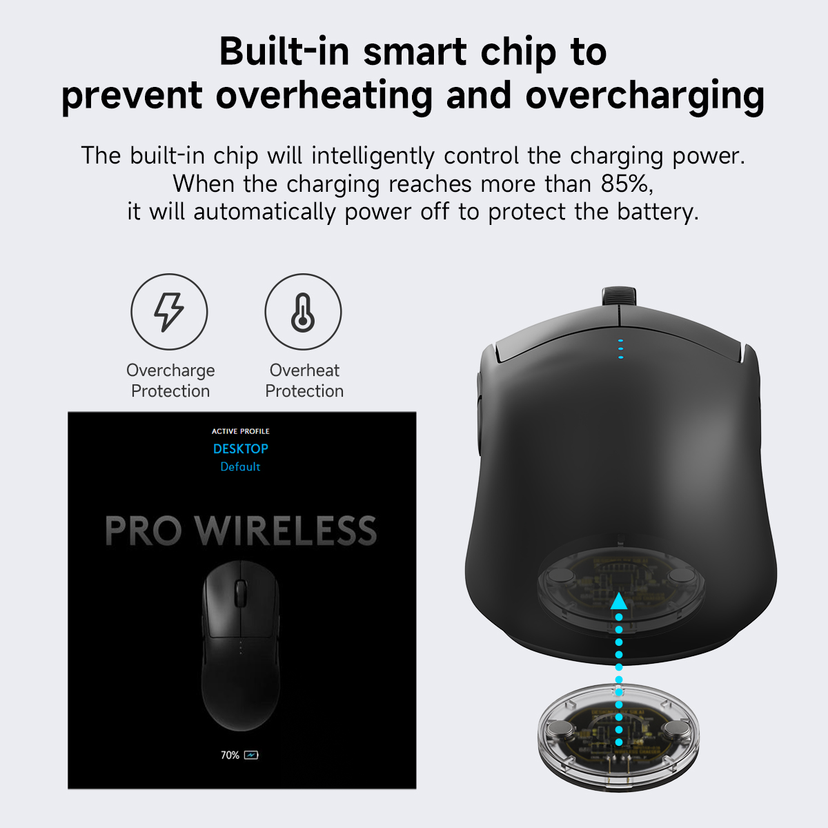 Qi Wireless Mouse Module for L - Logitech Mouse G502 review and price